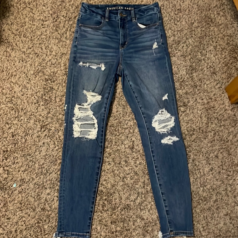 American eagle curvy high rise jeggings